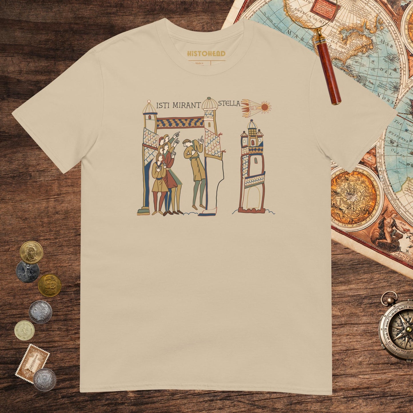 Sand Isti Mirant Stella Tee - history buff gift by HistoHead