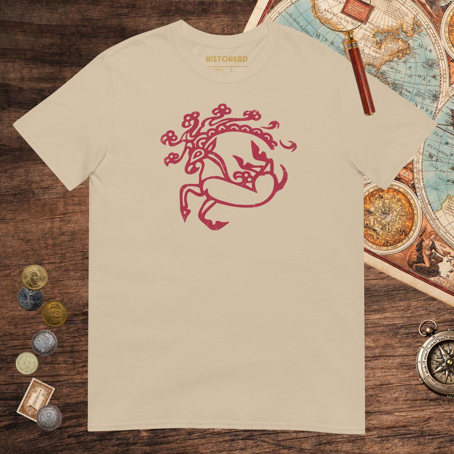 Sand Siberian Ice Maiden Tattoo Tee - history buff gift by HistoHead
