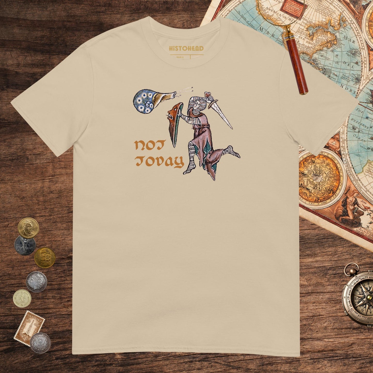 Sand Not Today Snail Tee - history buff gift by HistoHead
