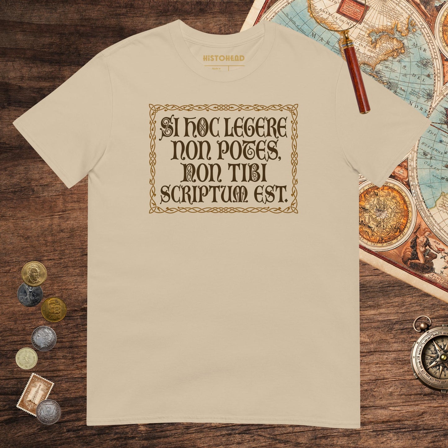 Sand If You Can't Read This It's Not Written For You Latin Tee - history buff gift by HistoHead