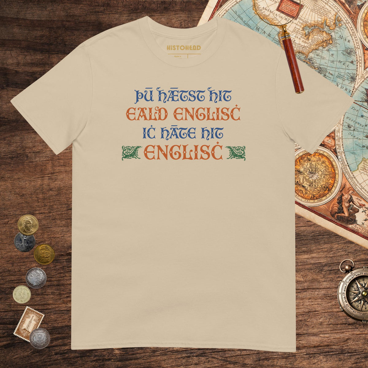 Sand You Call It Old English I Call It English Tee - history buff gift by HistoHead