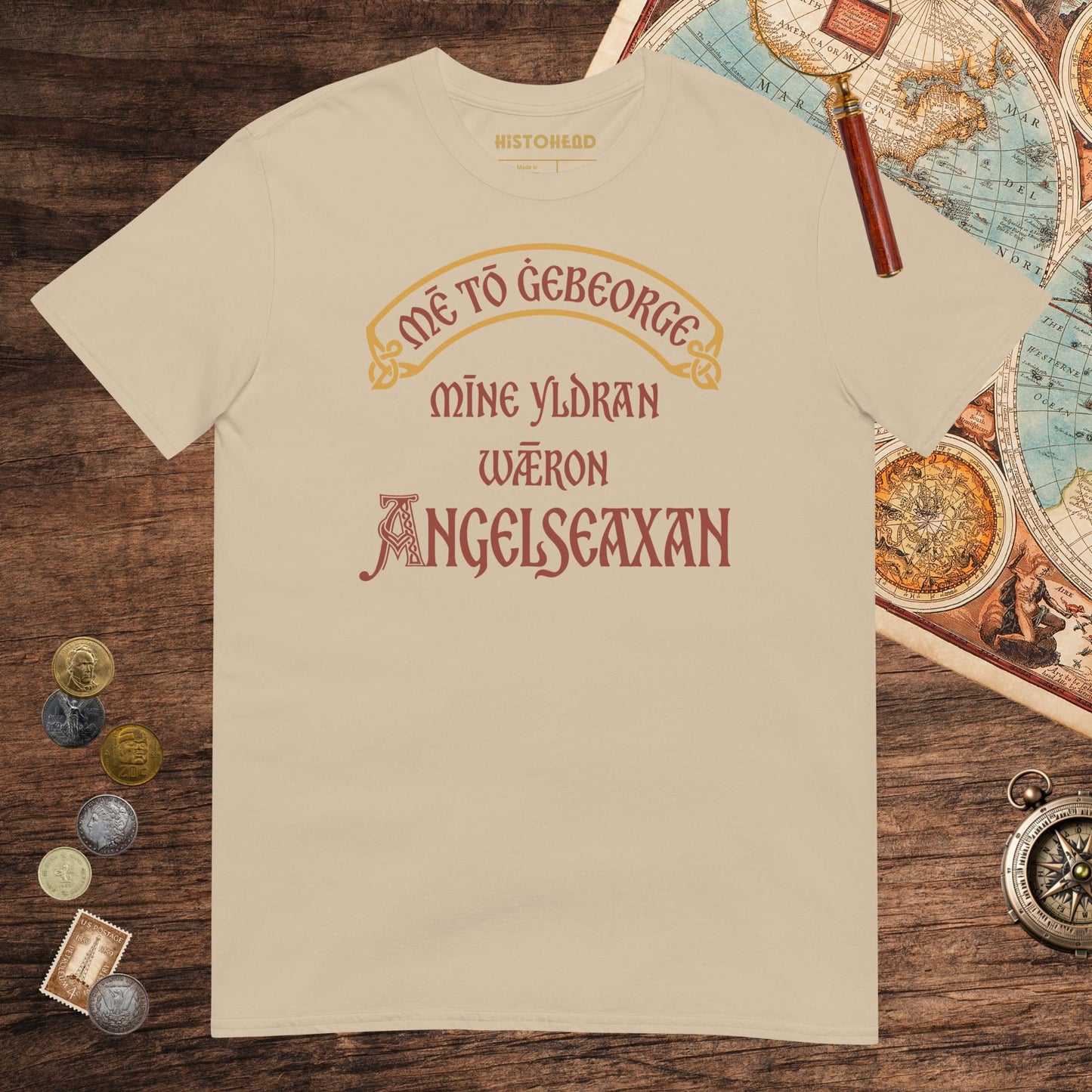 Sand In My Defense My Ancestors Were Anglo-Saxons Tee - history buff gift by HistoHead