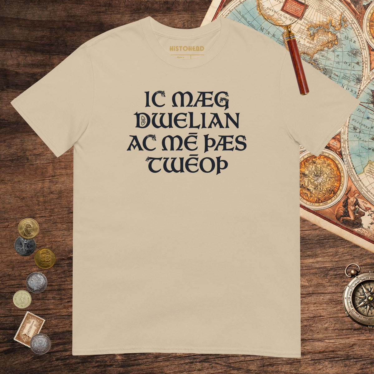 Sand I May Be Wrong But I Doubt It in Old English Tee - history buff gift by HistoHead