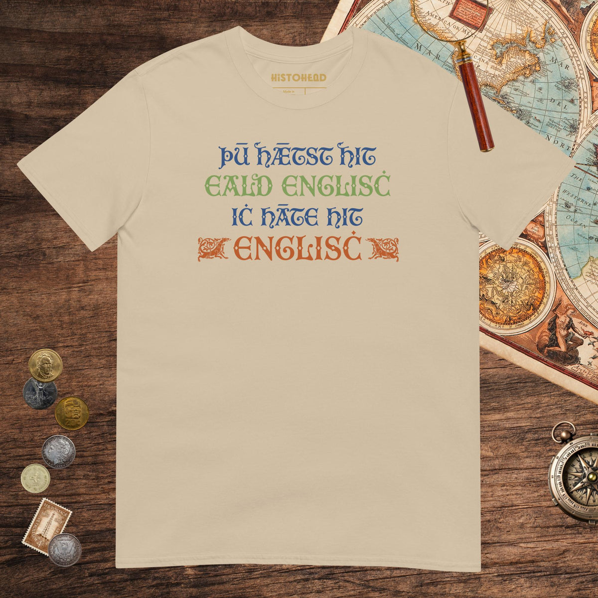 Sand You Call It Old English I Call It English Tee - history buff gift by HistoHead