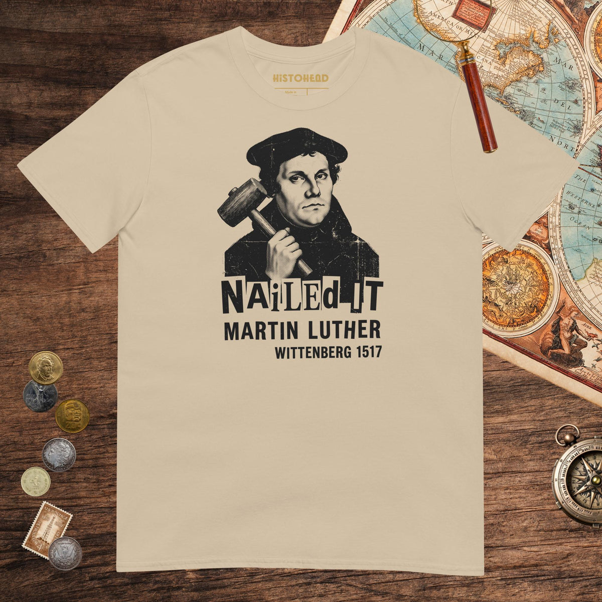 Sand Nailed It Tee - history buff gift by HistoHead