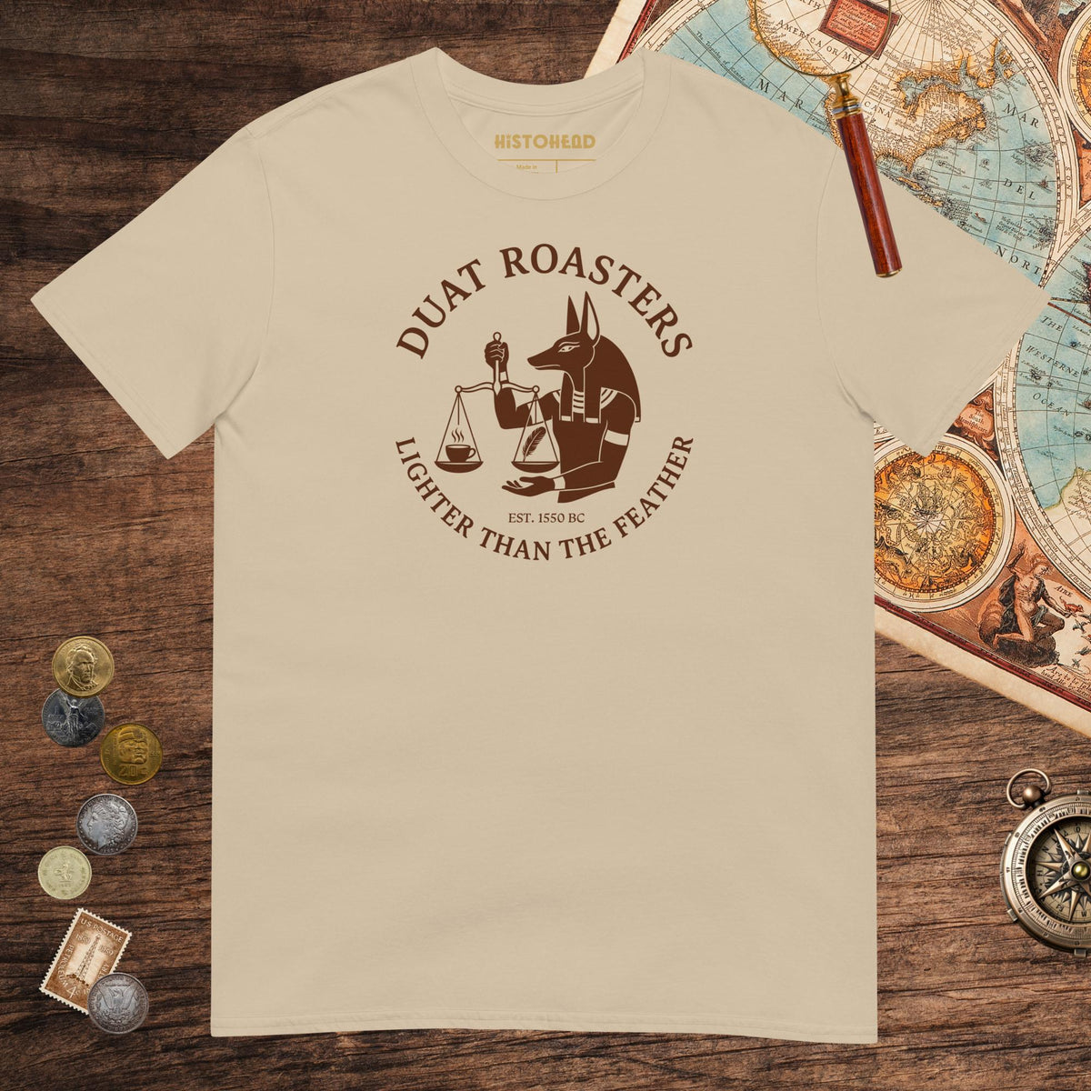 Sand Duat Roasters Tee - history buff gift by HistoHead
