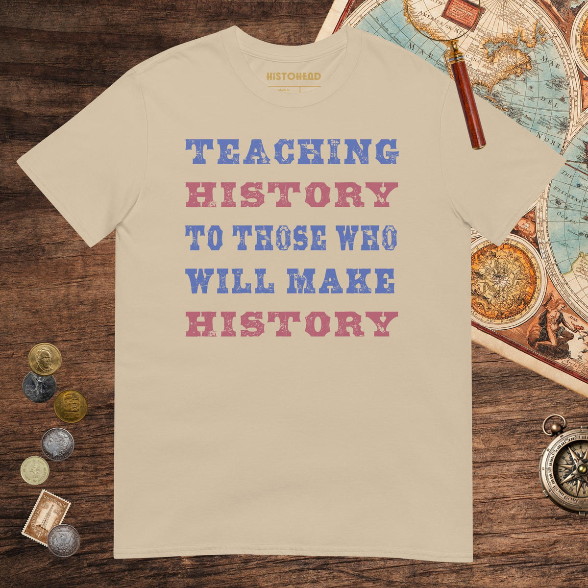 Sand Teaching History Tee - history buff gift by HistoHead