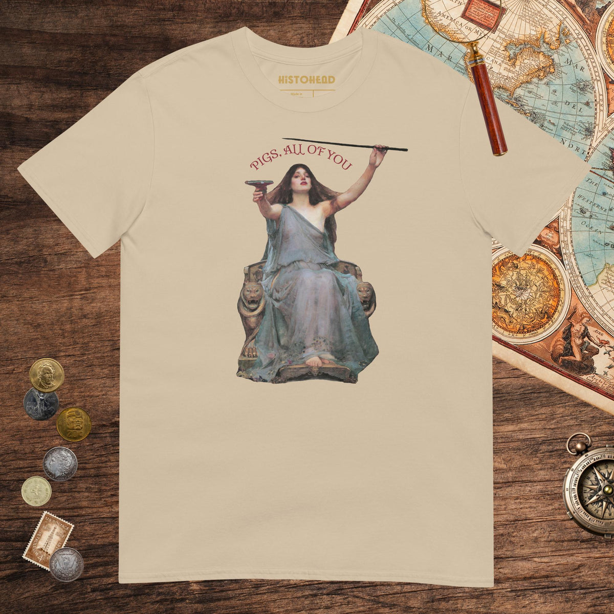 Sand Circe Pigs All of You Tee - history buff gift by HistoHead