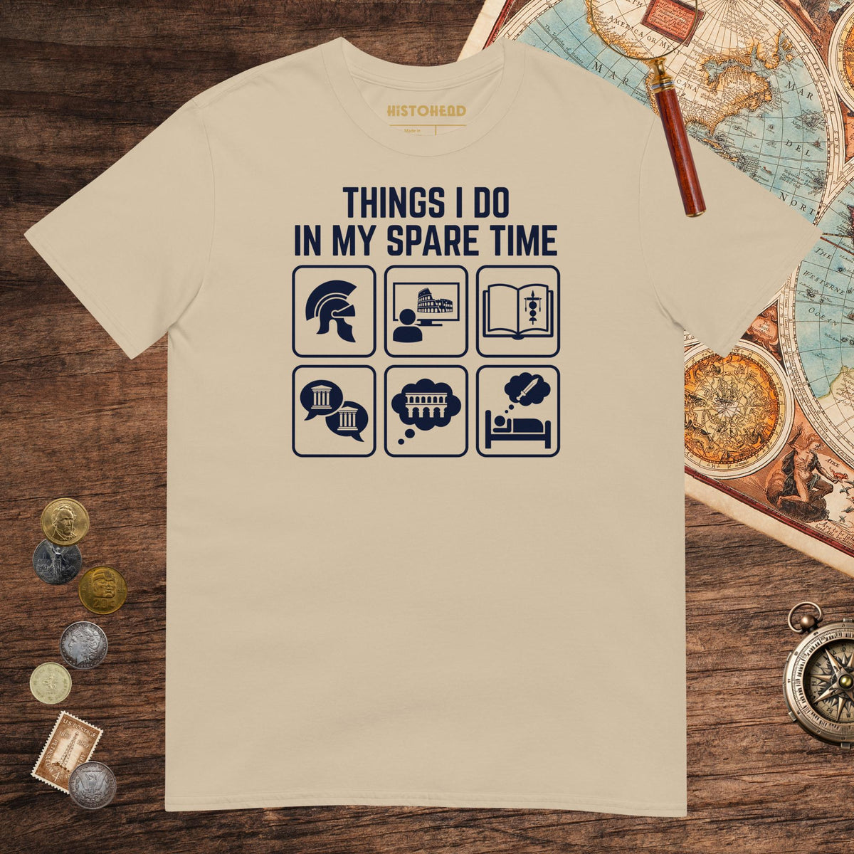 Sand Things I do in My Spare Time Tee - history buff gift by HistoHead