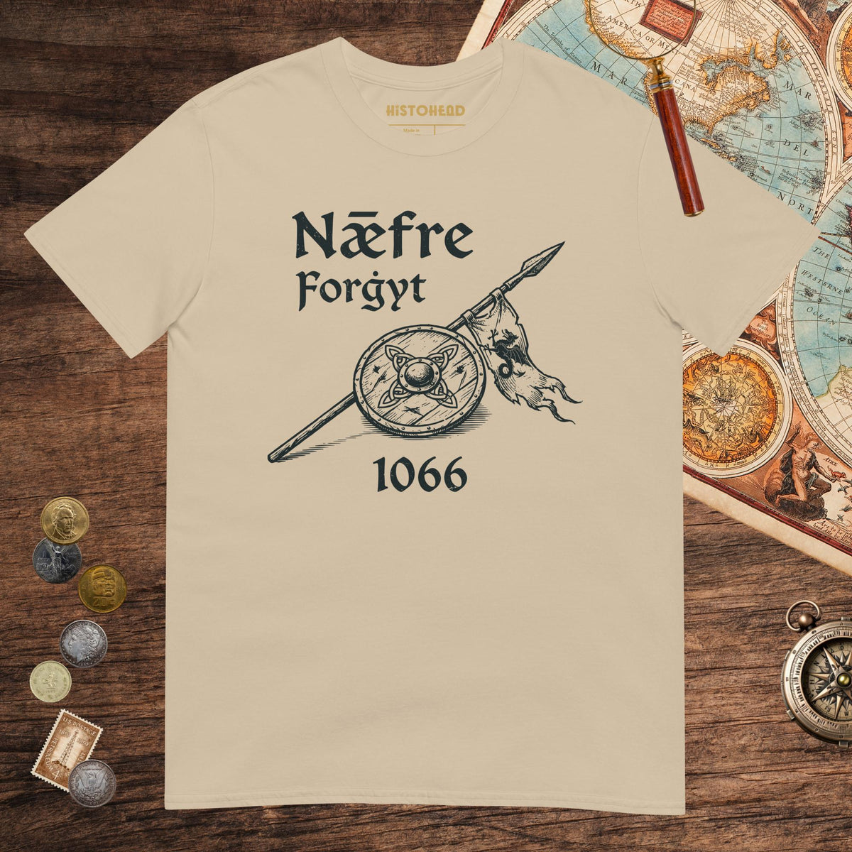 Sand Never Forget 1066 Tee - history buff gift by HistoHead
