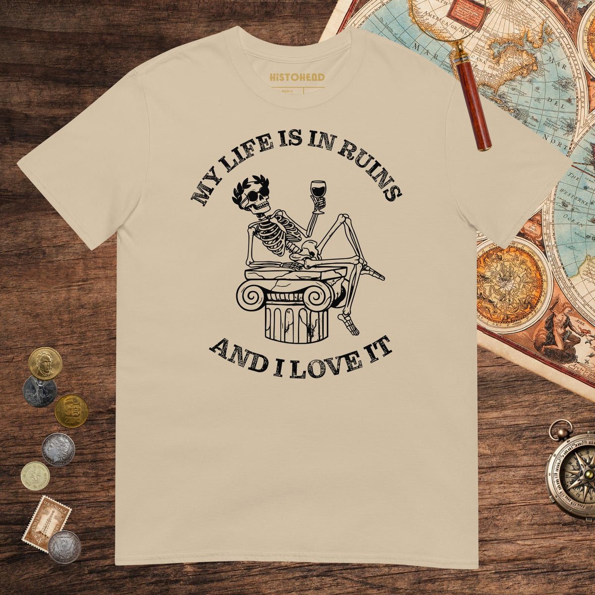 Sand My Life is in Ruins Tee - history buff gift by HistoHead