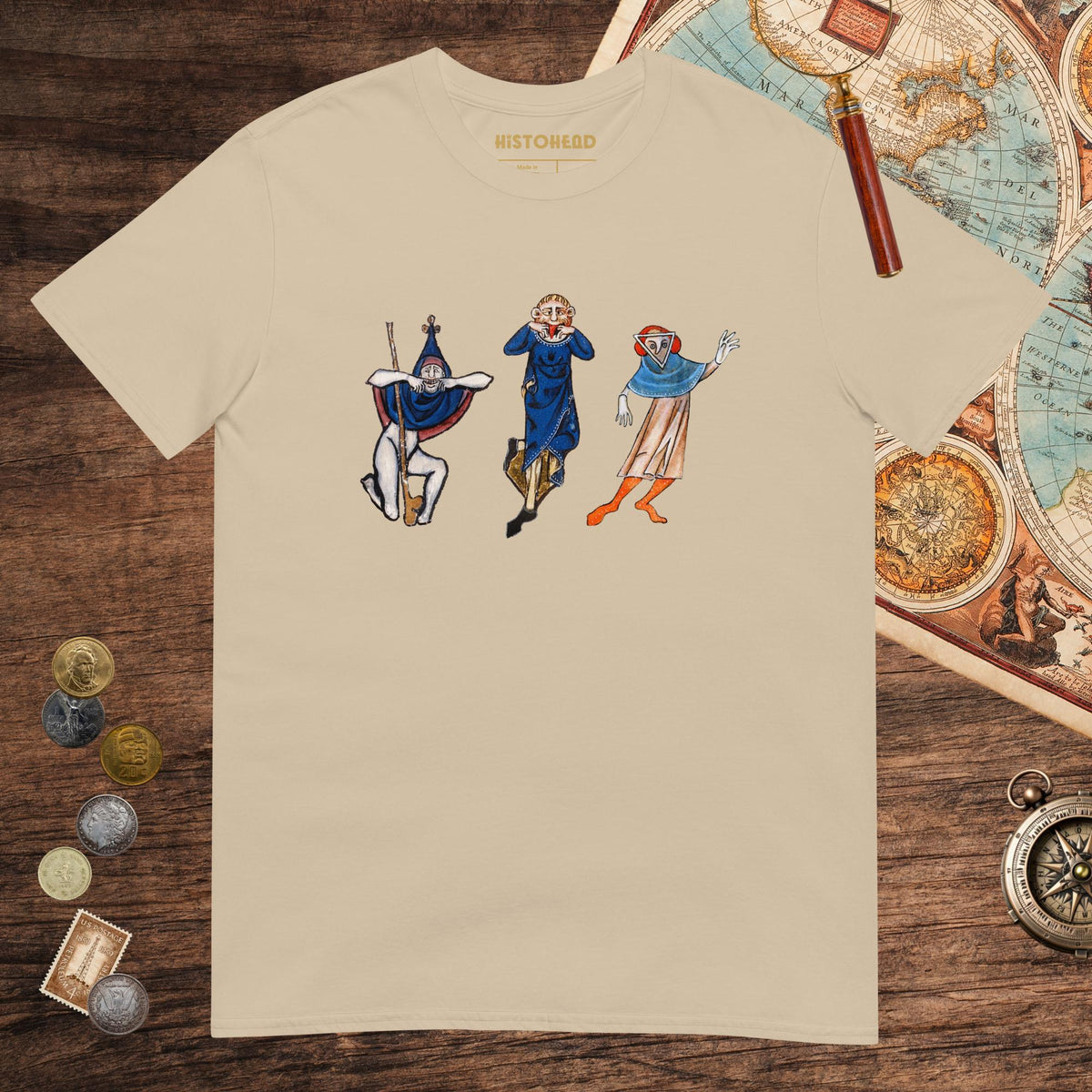 Sand Medieval Fun Time Tee - history buff gift by HistoHead