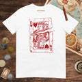 White Louis XVI Playing Card Tee - history buff gift by HistoHead