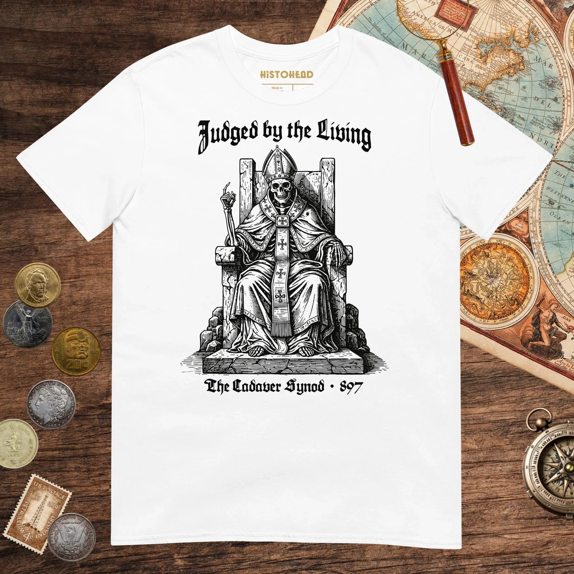 White The Cadaver Synod Tee - history buff gift by HistoHead