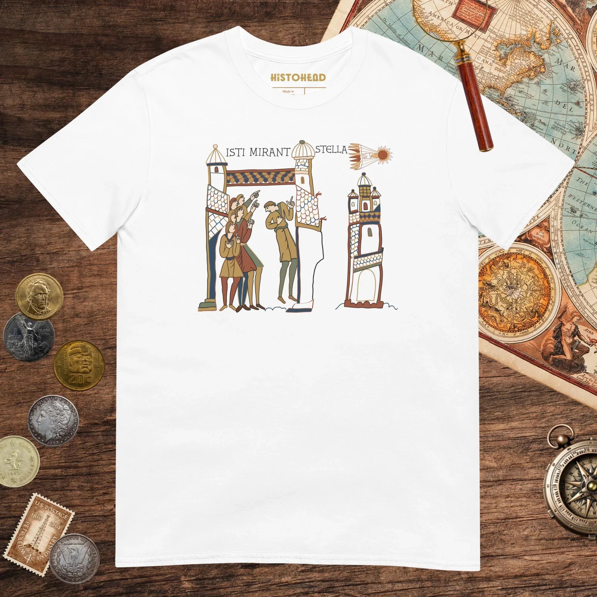 White Isti Mirant Stella Tee - history buff gift by HistoHead