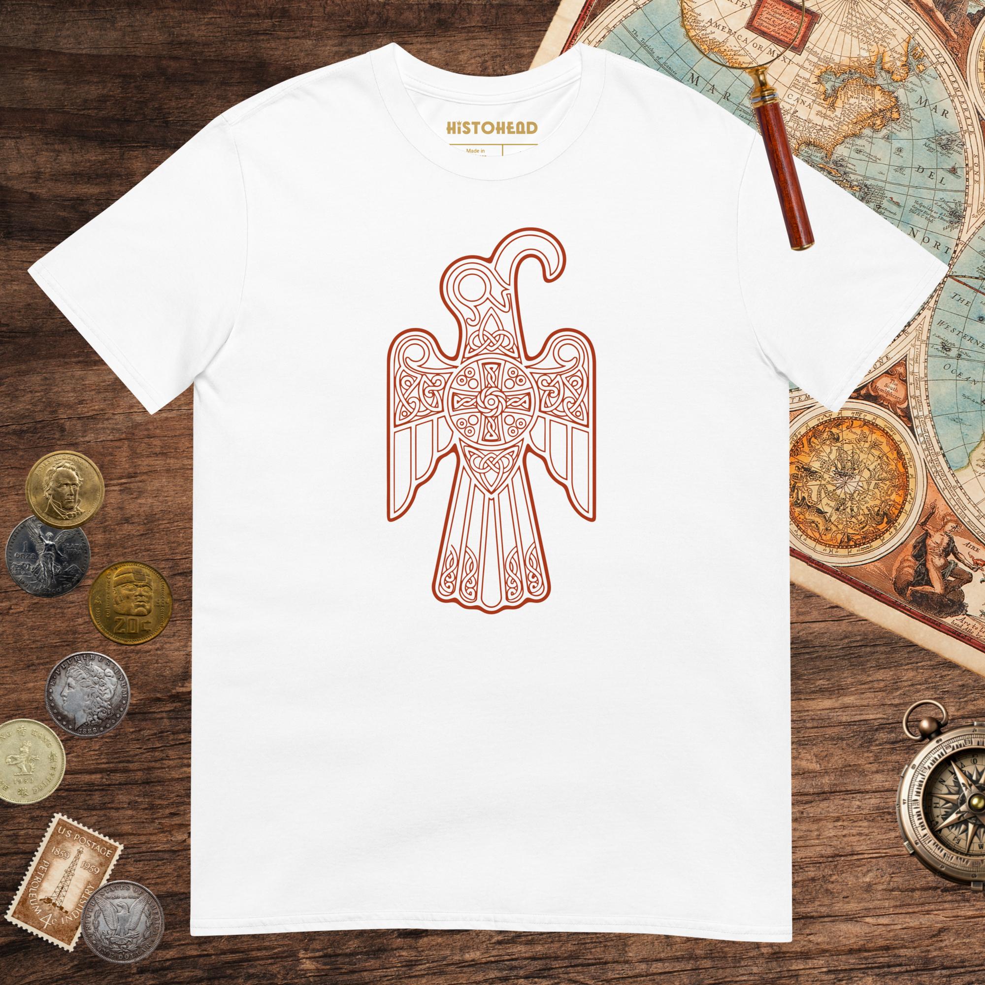 White Anglo-Saxon Eagle Tee - history buff gift by HistoHead