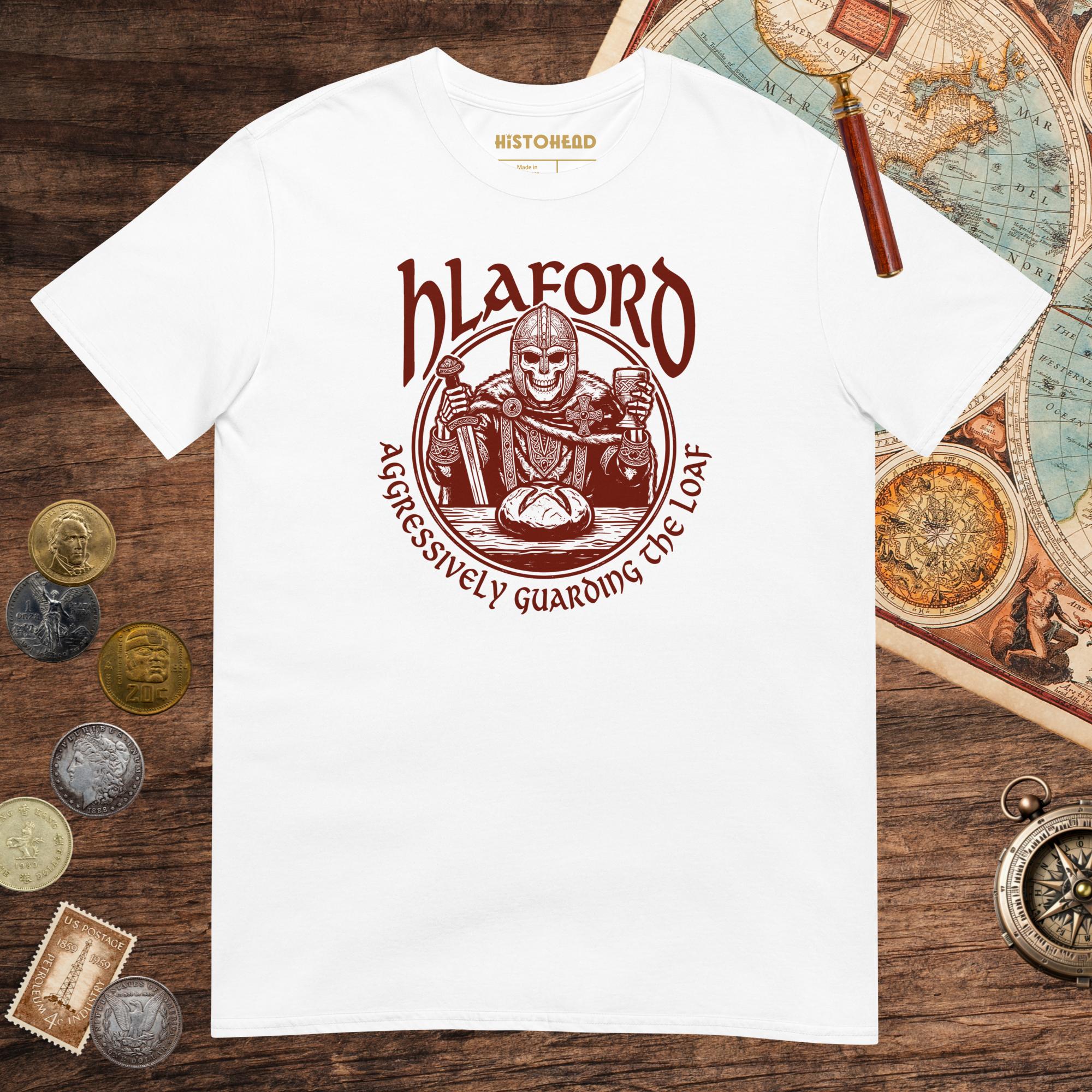 White Hlaford Loaf Guardian Tee - history buff gift by HistoHead