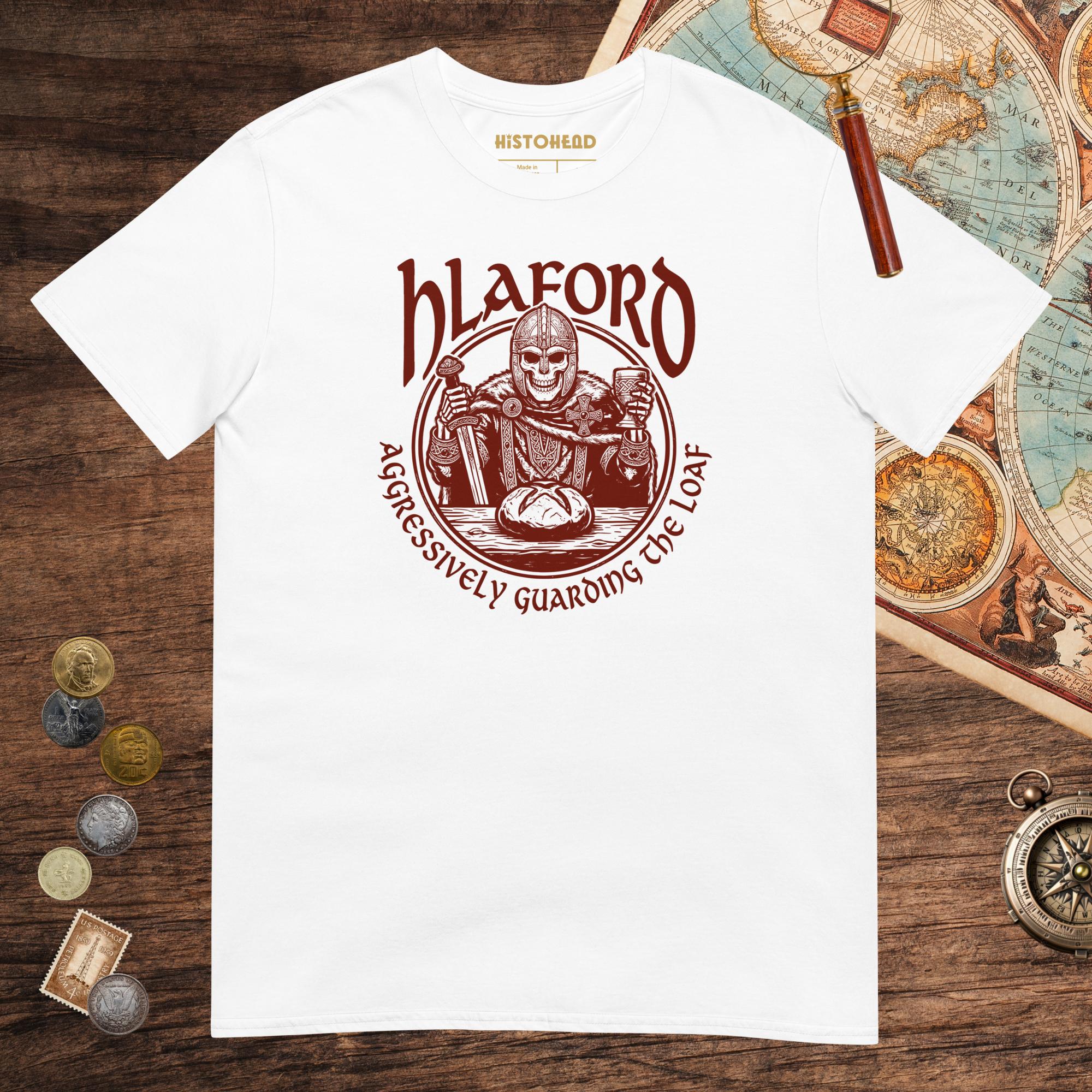 White Hlaford Loaf Guardian Tee - history buff gift by HistoHead