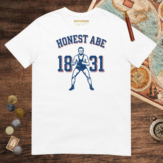 White Lincoln 1831 Tee - history buff gift by HistoHead