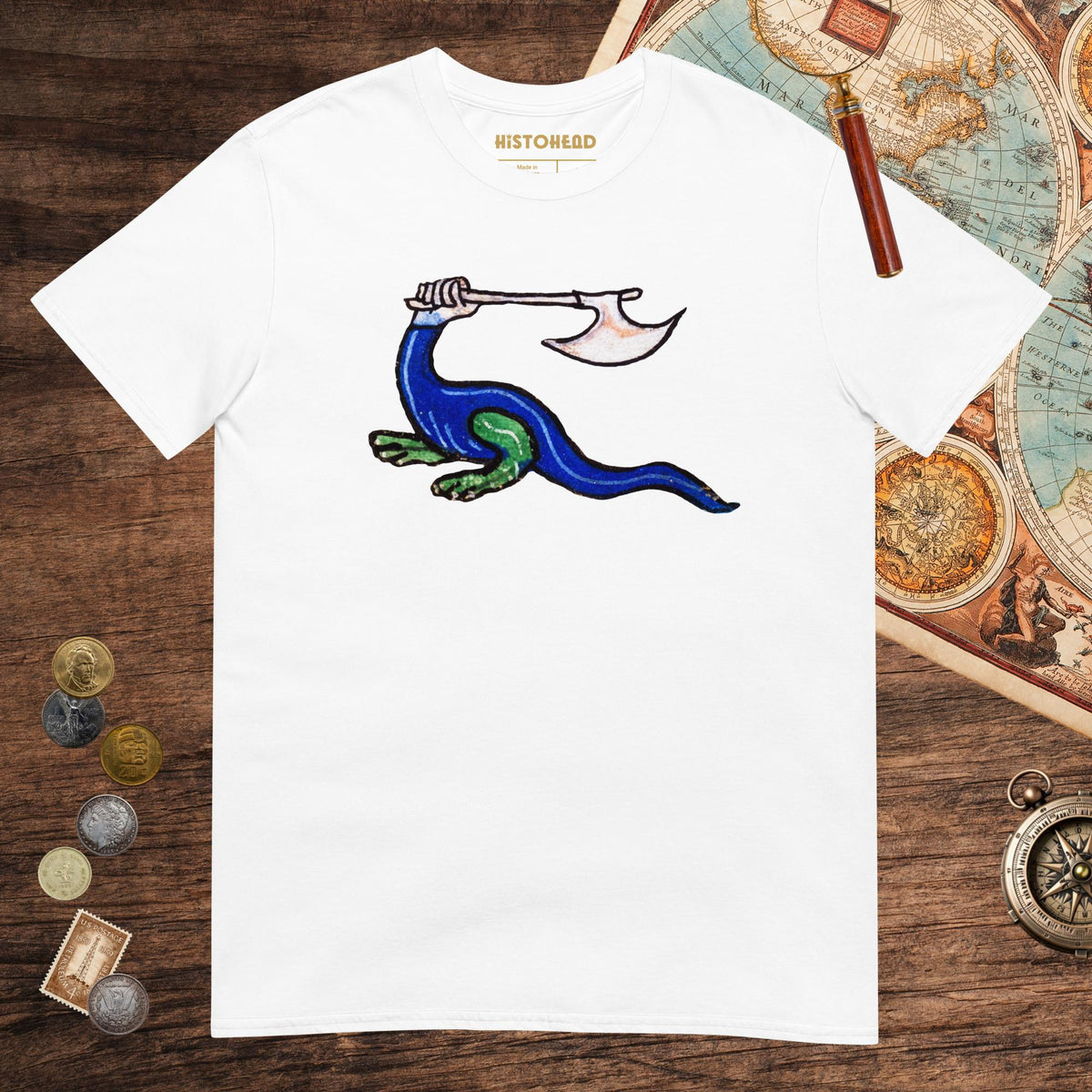 White No Mercy Tee - history buff gift by HistoHead
