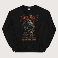Black Black Death European Tour Sweatshirt - history buff gift by HistoHead