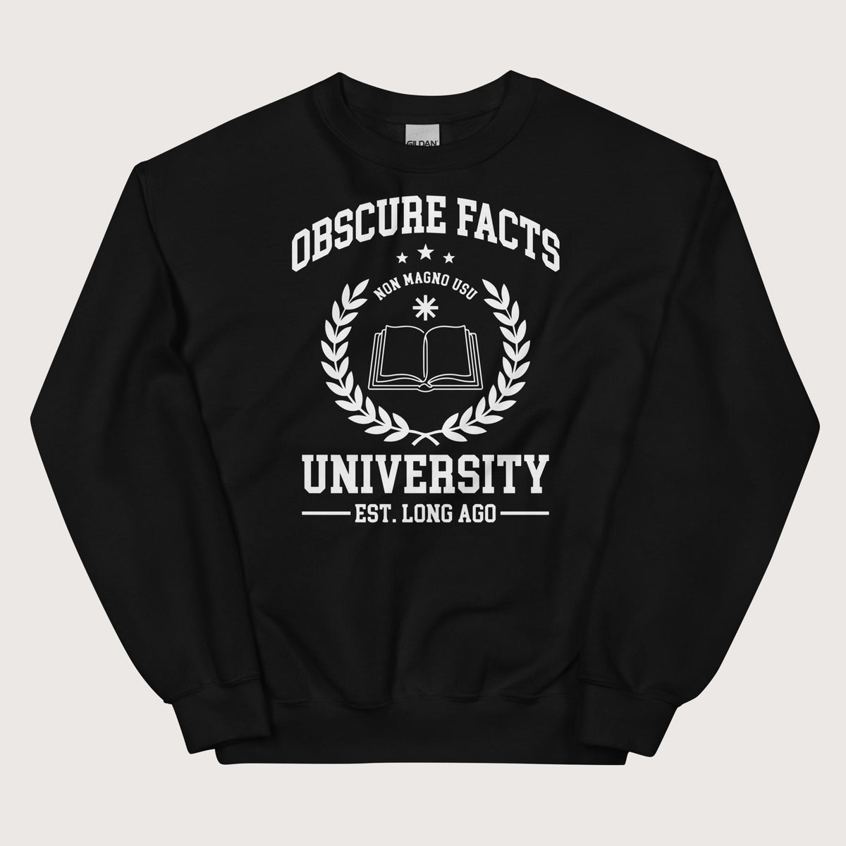 Black Obscure Facts University - Sweatshirt - history buff gift by HistoHead