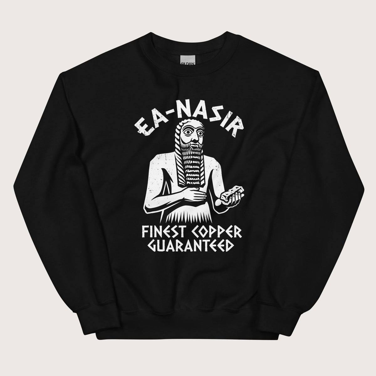 Black Ea-Nasir Finest Copper Sweatshirt - history buff gift by HistoHead