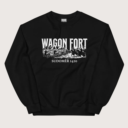 Black Wagon Fort Battle of Sudoměř Sweatshirt - history buff gift by HistoHead