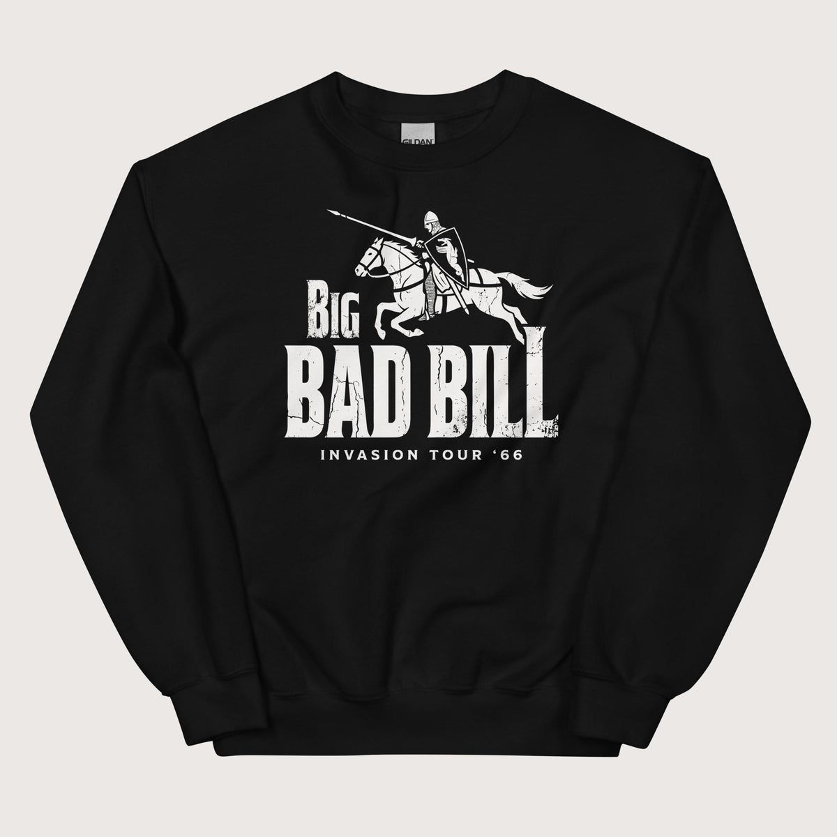 Black Big Bad Bill Invasion Tour Sweatshirt - history buff gift by HistoHead
