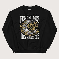 Black Pendle Witch Trials They Missed One Sweatshirt - history buff gift by HistoHead