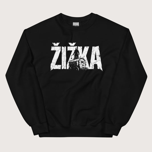 Black Jan Žižka Sweatshirt - history buff gift by HistoHead