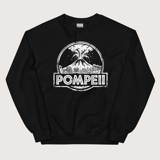 Black Pompeii Sweatshirt - history buff gift by HistoHead