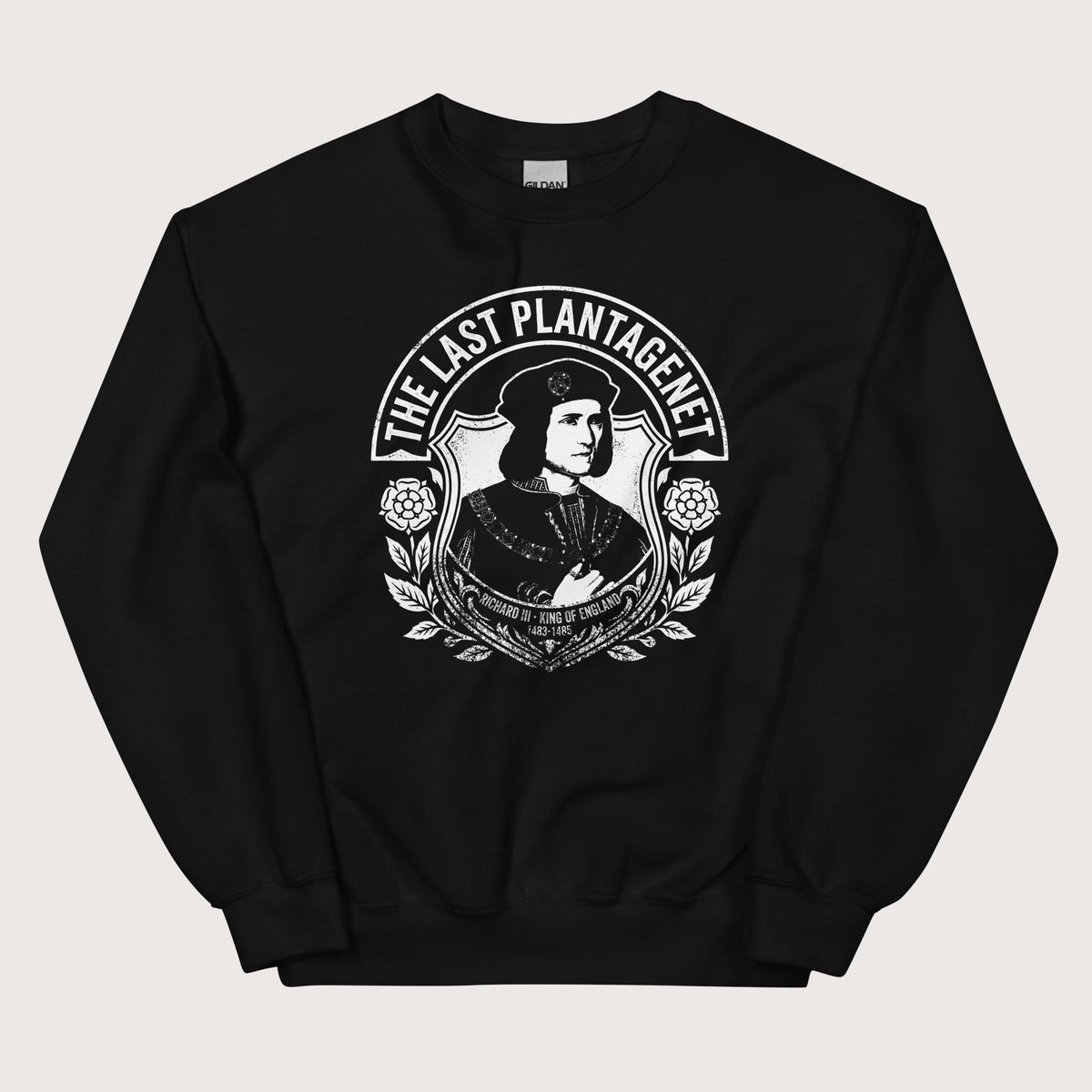 Black Richard III The Last Plantagenet Sweatshirt - history buff gift by HistoHead