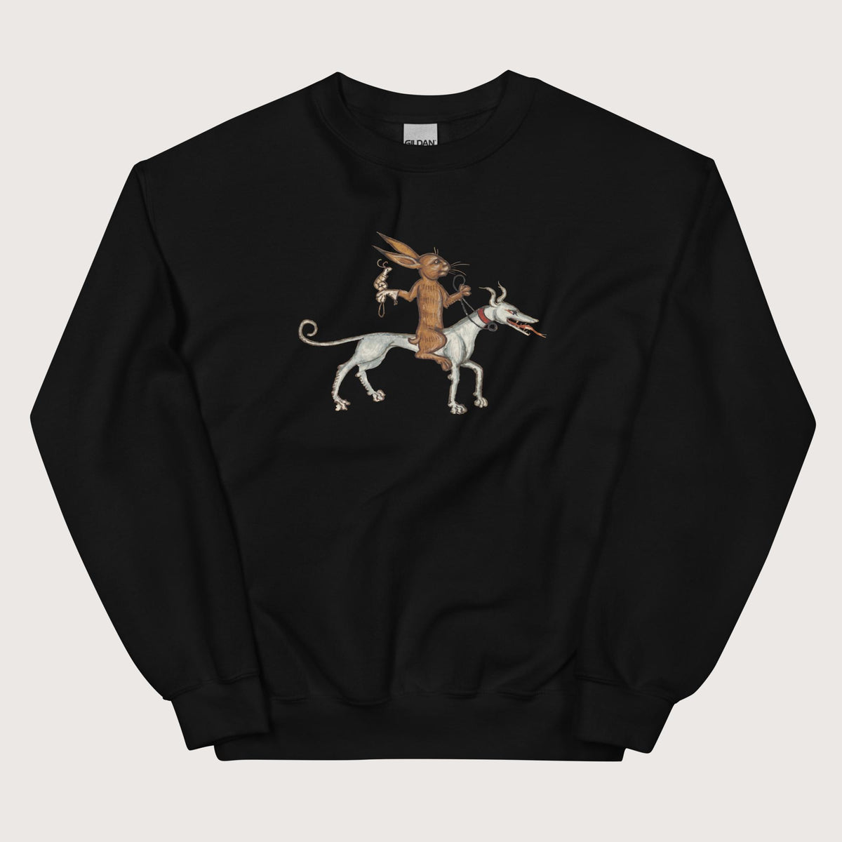 Black On a Quest Sweatshirt - history buff gift by HistoHead