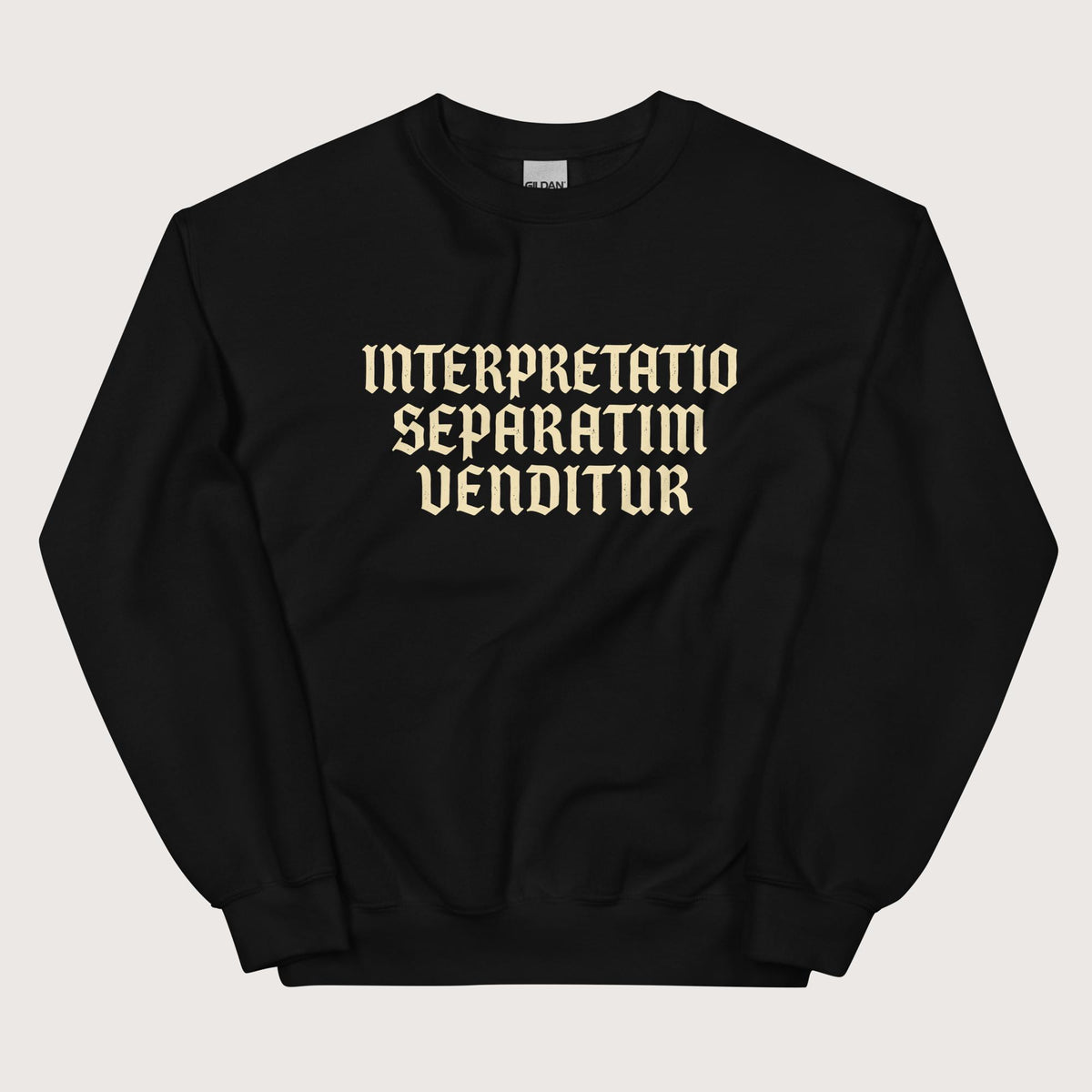 Black Translation Sold Separately in Latin Sweatshirt - history buff gift by HistoHead