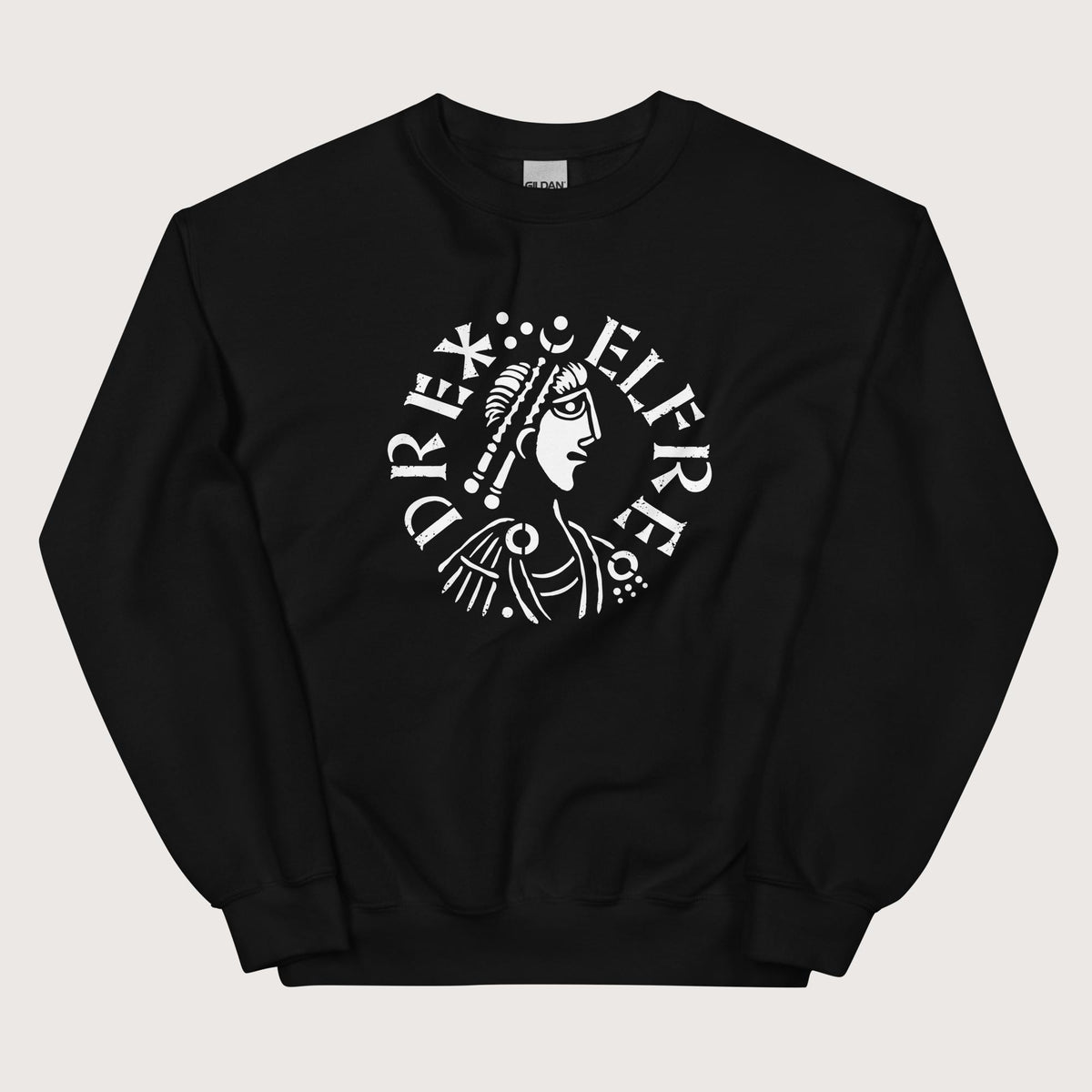 Black Alfred the Great Penny Sweatshirt - history buff gift by HistoHead