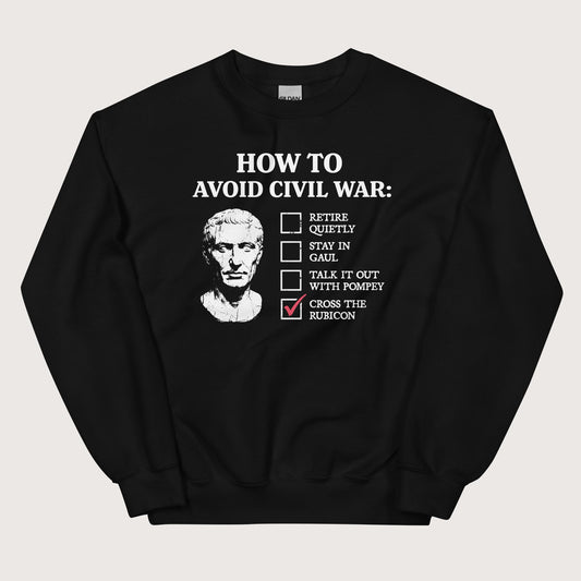 Black Caesar's Peace Plan Sweatshirt - history buff gift by HistoHead