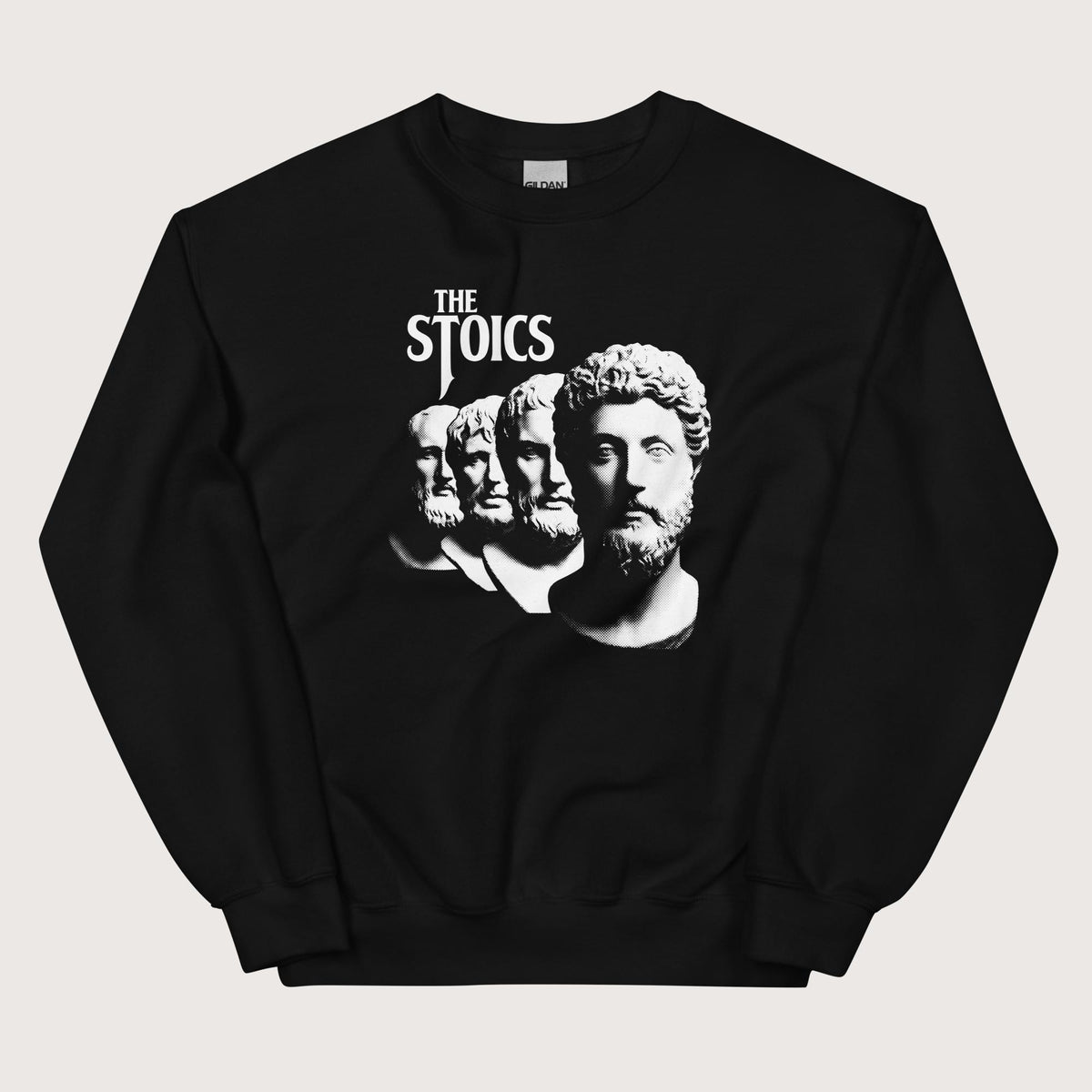 Black The Stoics Band Sweatshirt - history buff gift by HistoHead
