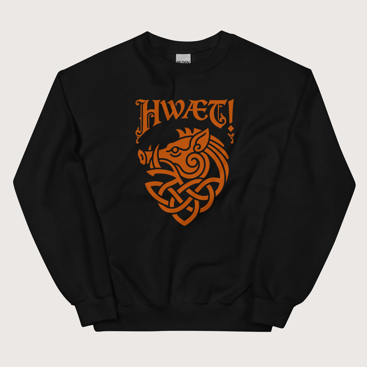 Black Hwaet Boar Sweatshirt - history buff gift by HistoHead