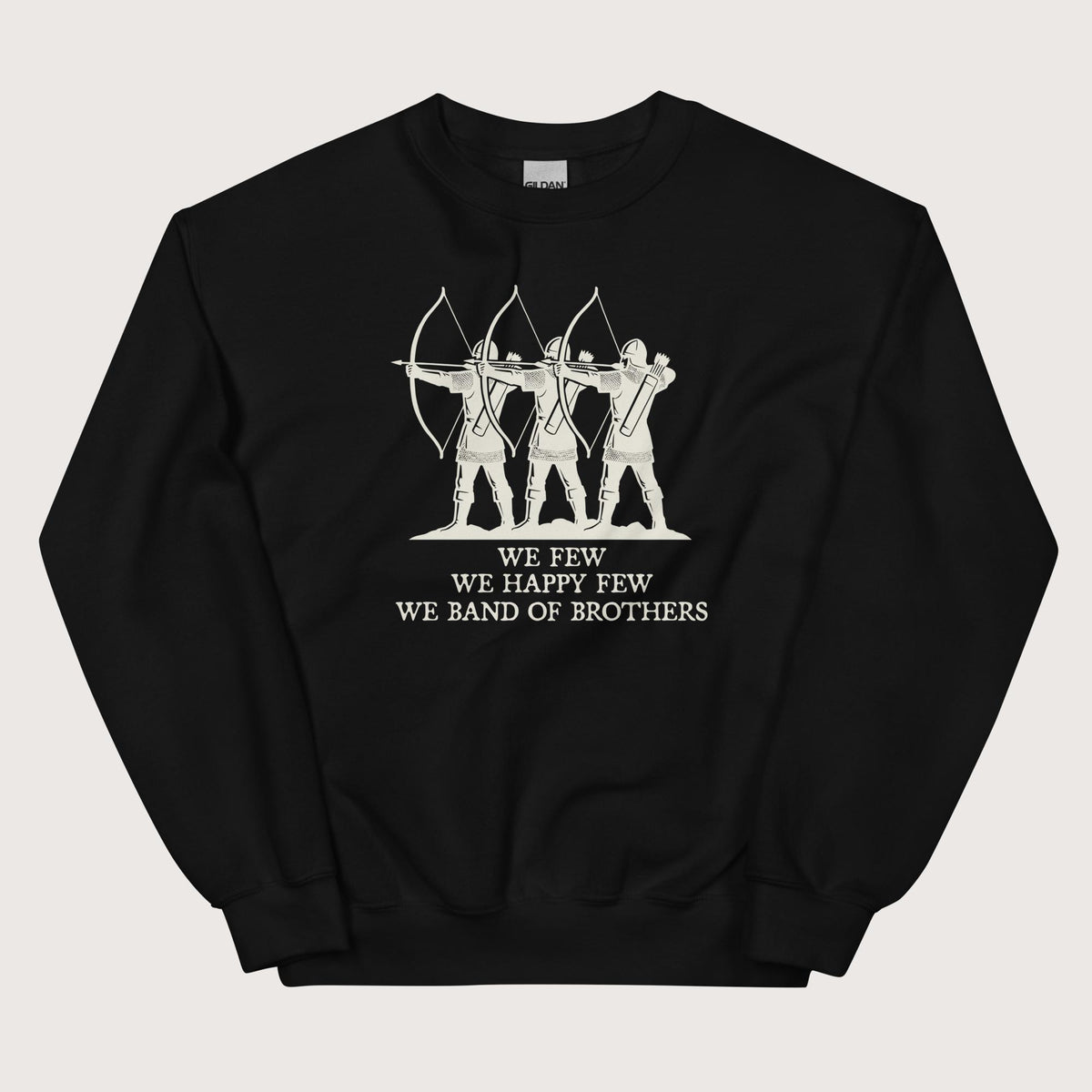 Black Band of Brothers Sweatshirt - history buff gift by HistoHead