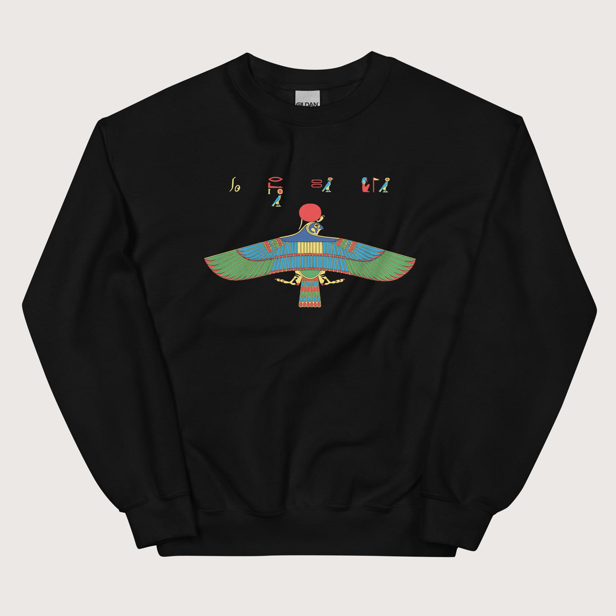 Black Hawk Emblem of Ra Sweatshirt - history buff gift by HistoHead