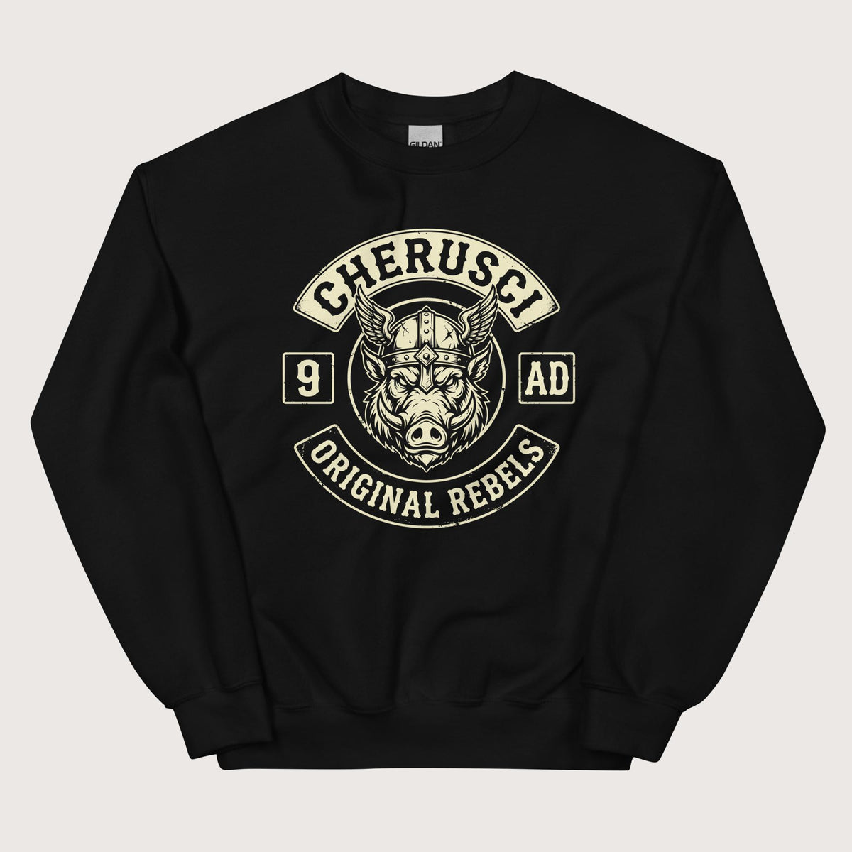 Black Cherusci Original Rebels Sweatshirt - history buff gift by HistoHead