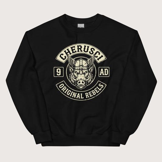 Black Cherusci Original Rebels Sweatshirt - history buff gift by HistoHead
