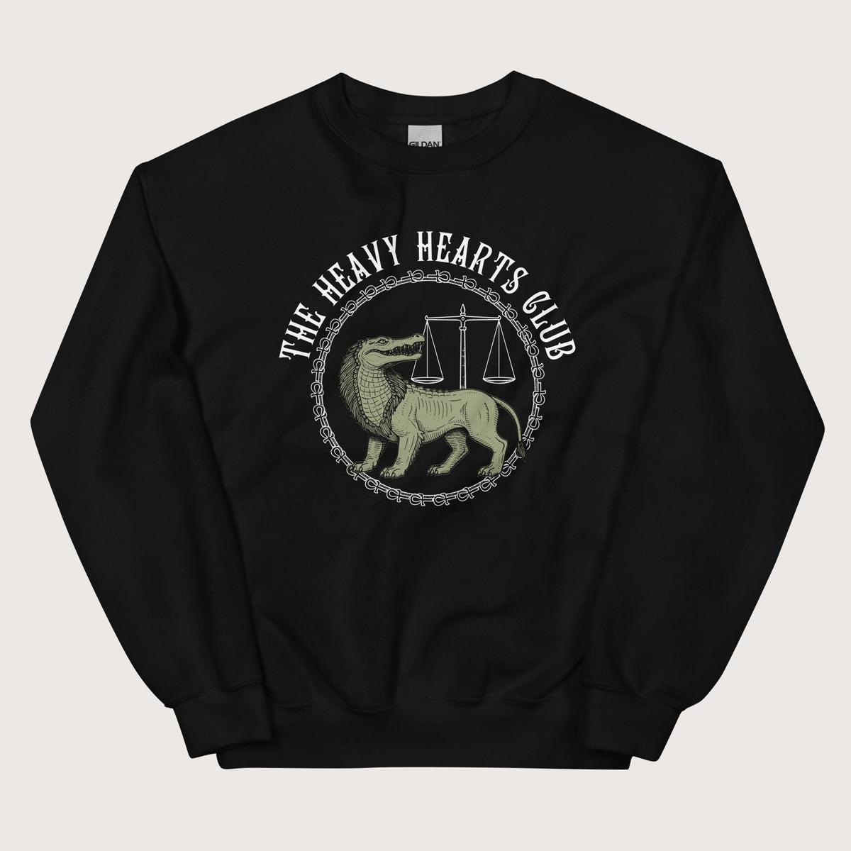 Black The Heavy Hearts Club Sweatshirt - history buff gift by HistoHead