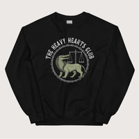 Black The Heavy Hearts Club Sweatshirt - history buff gift by HistoHead