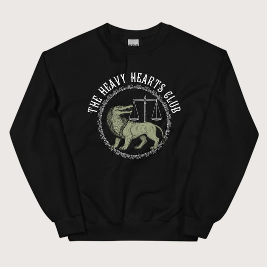 Black The Heavy Hearts Club Sweatshirt - history buff gift by HistoHead