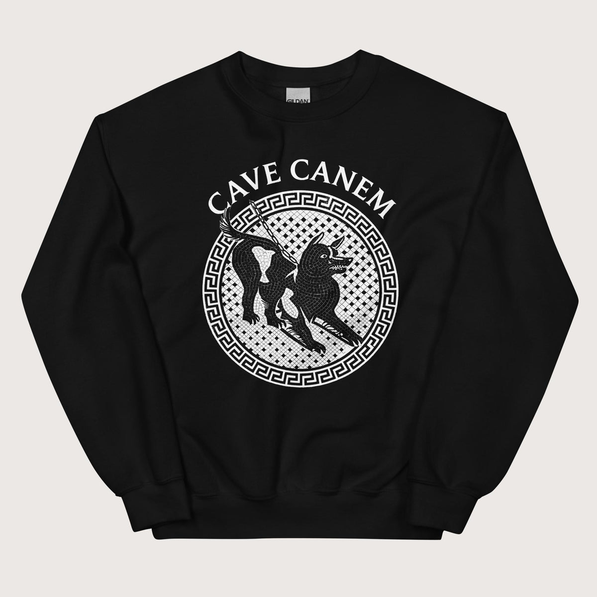Black Cave Canem Sweatshirt - history buff gift by HistoHead