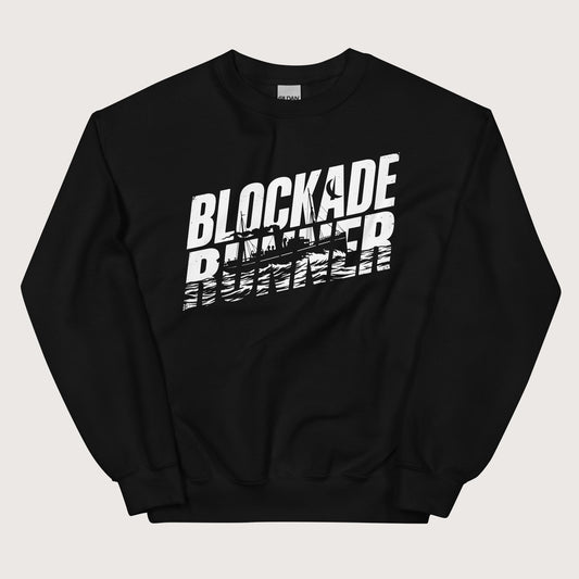 Black Blockade Runner Sweatshirt - history buff gift by HistoHead