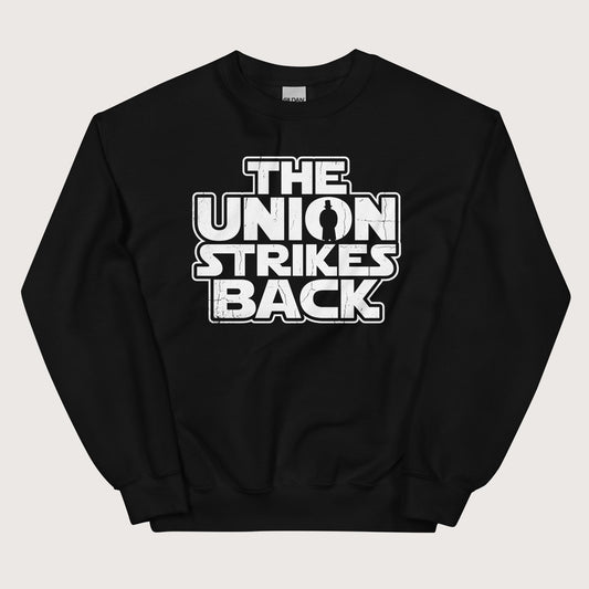 Black The Union Strikes Back Sweatshirt - history buff gift by HistoHead