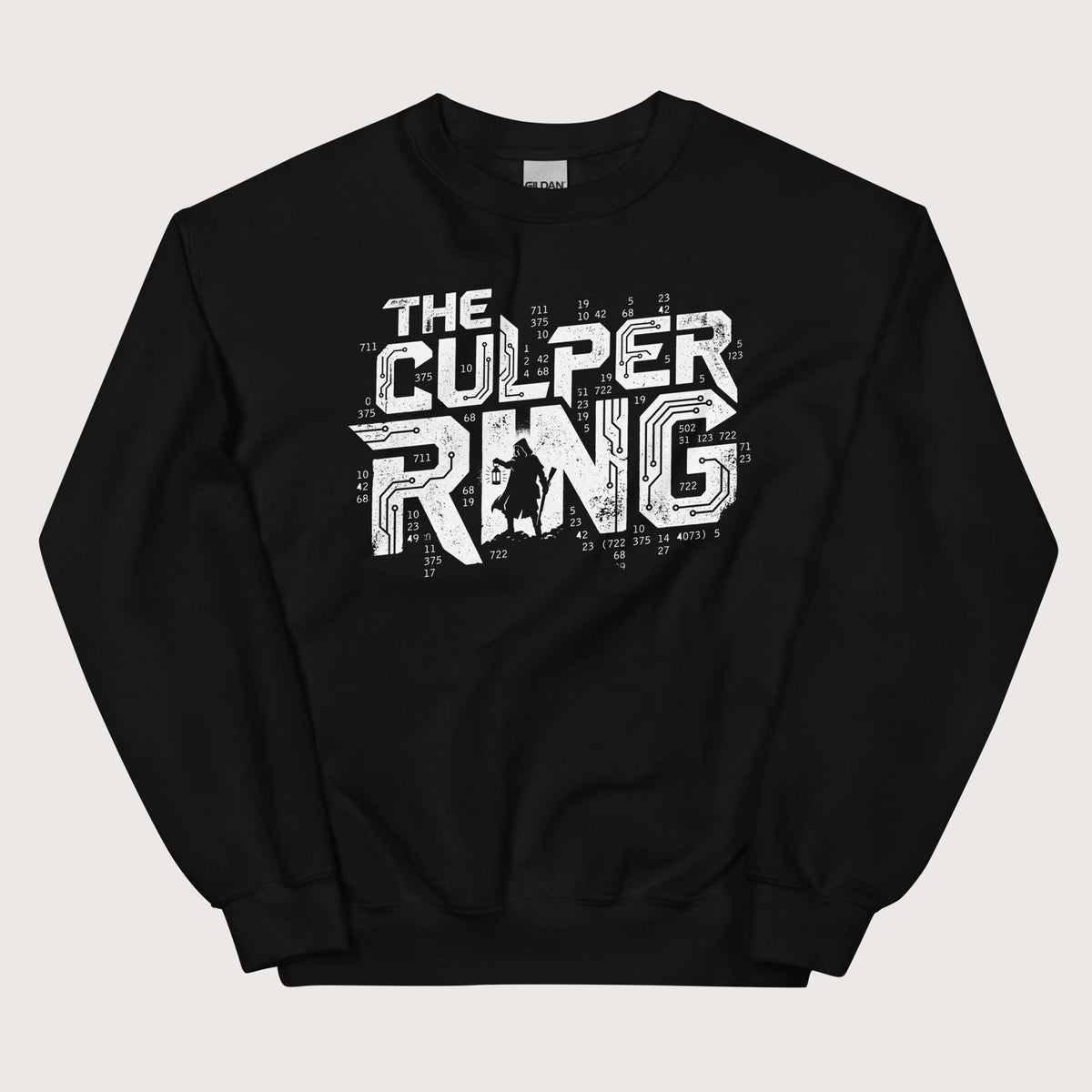 Black The Culper Ring Sweatshirt - history buff gift by HistoHead